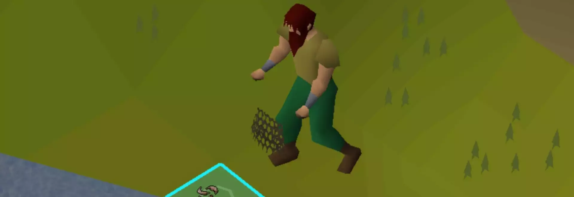 Old School RuneScape Player Achieves Max Fishing Skill Through Inefficient Grinding