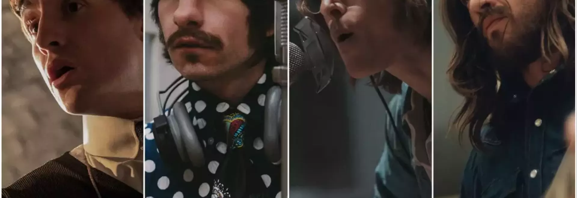Beatles Biopic Cast Recreates Iconic Abbey Road Album Cover