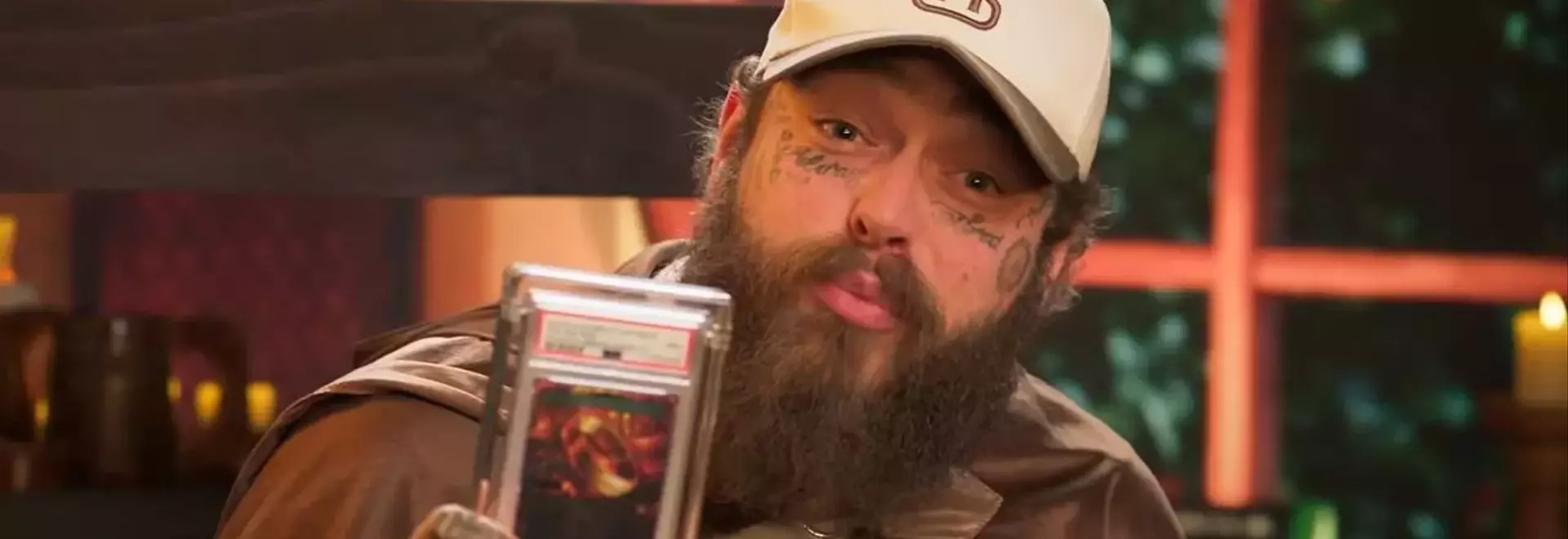 Post Malone Plays with His Rare 'One Ring' Magic Card