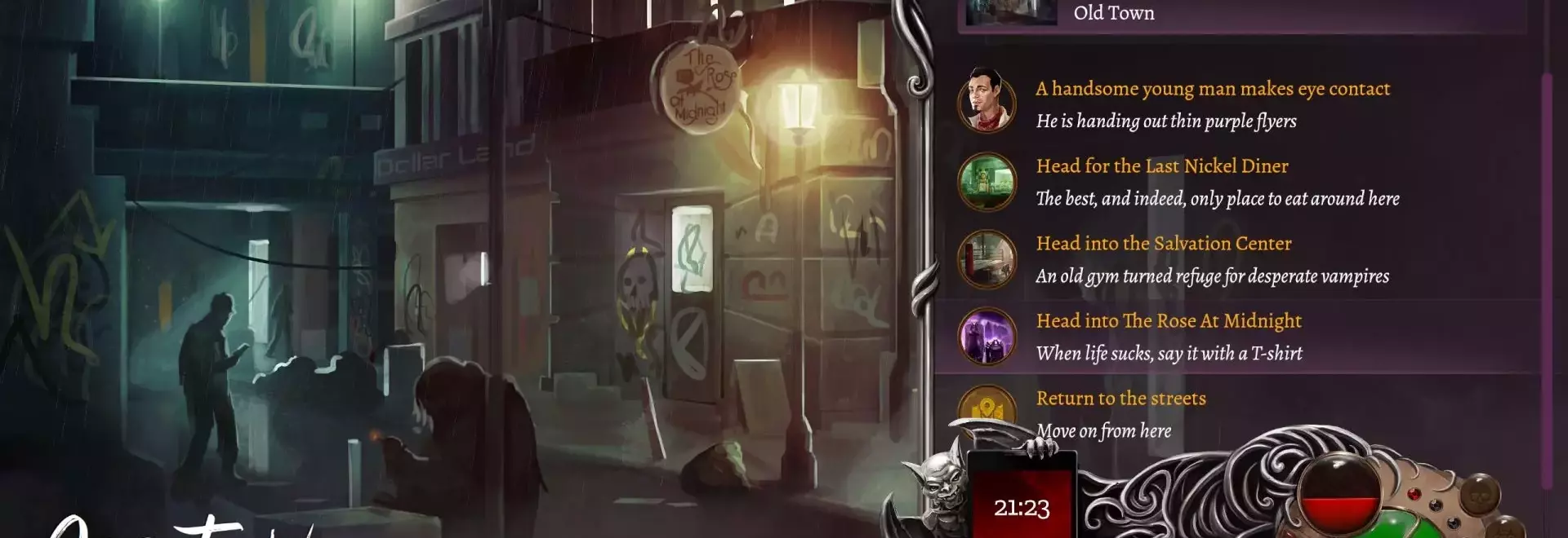 Nighthawks: A Text-Based Vampire RPG with Deep Narrative and Moral Quandaries