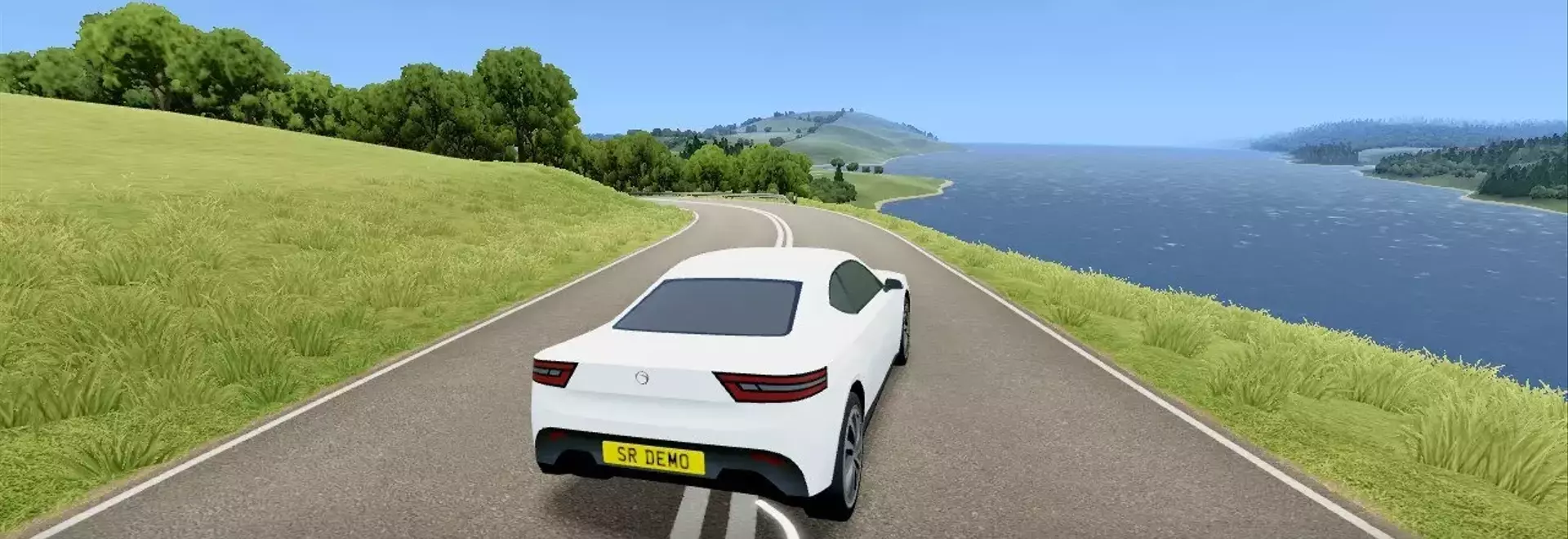 Innovative UI in 'Slow Roads' Driving Game