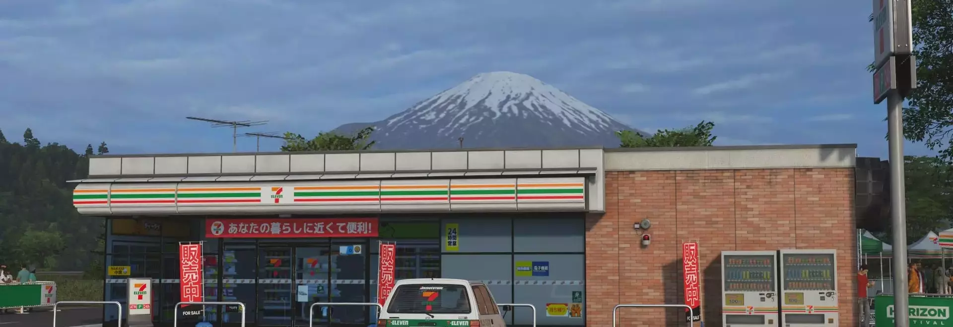 Locating the 7-Eleven Store in Forza Horizon 6