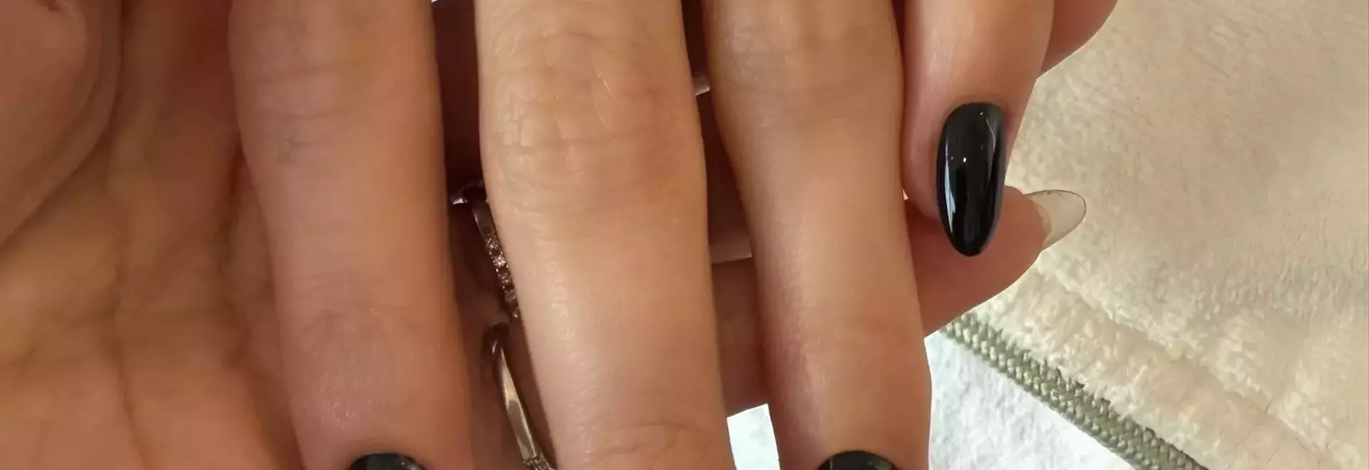 Hailey Bieber's Striking Black Manicure at Academy Museum Gala