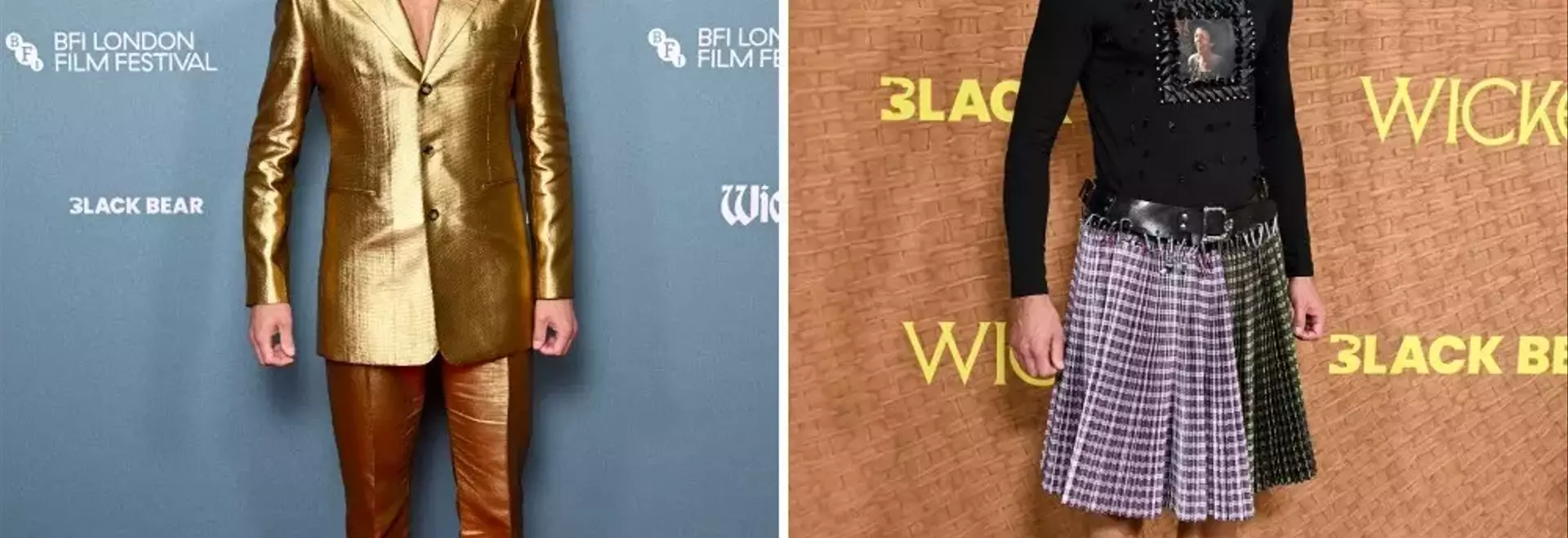 Alexander Skarsg￥rd's Bold Fashion Choices for "Wicker" Premieres