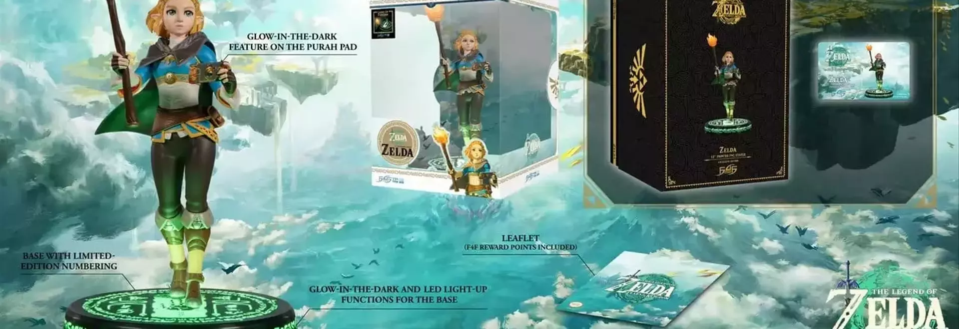 First 4 Figures Unveils Exclusive Zelda: Tears of the Kingdom Statue with LED Features