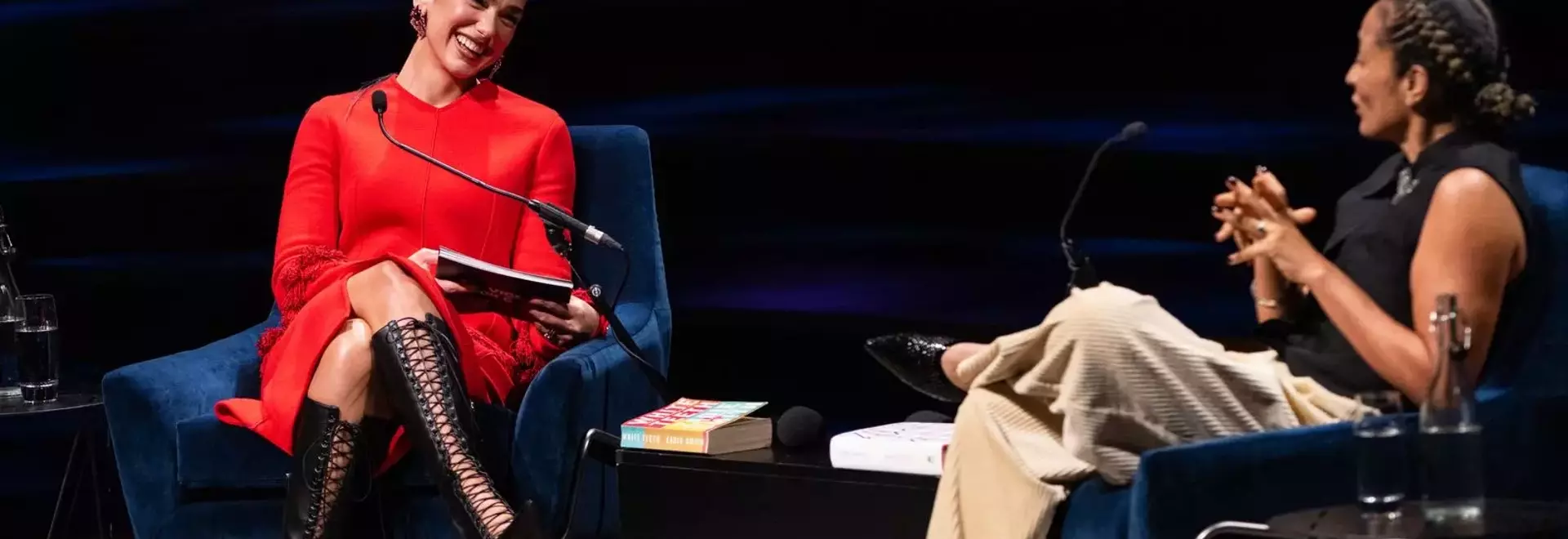 Dua Lipa's Stylish Literary Engagements at London's Literature Festival